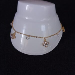 Tobillera oro laminado