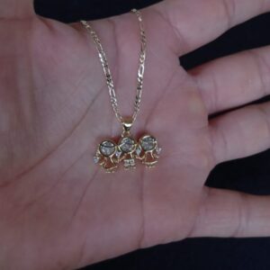 Dijes niñ@s oro laminado