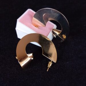 Arete chunky oro laminado