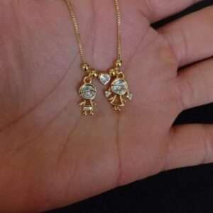 Dijes niñ@s oro laminado