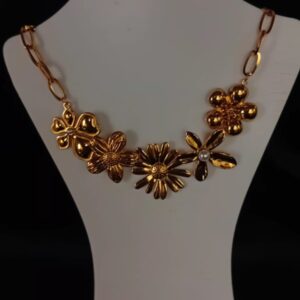 Gargantilla oro laminado
