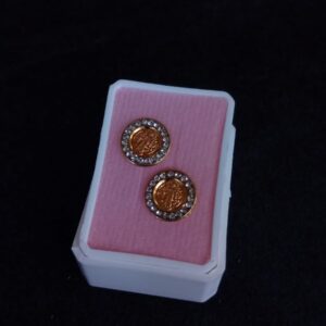 Broquel oro laminado