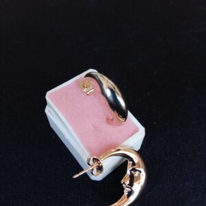 Arete chunky oro laminado