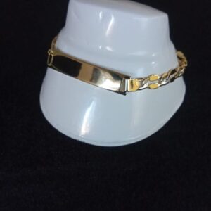 Esclava gruesa oro laminado