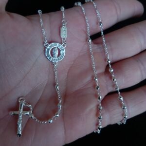 Rosario oro laminado