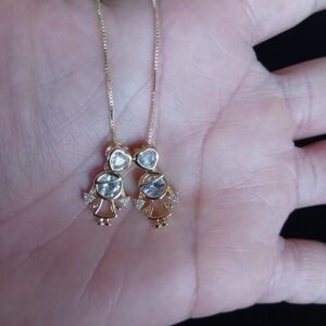 Dijes niños oro laminado