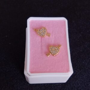 Broquel reforzado oro laminado