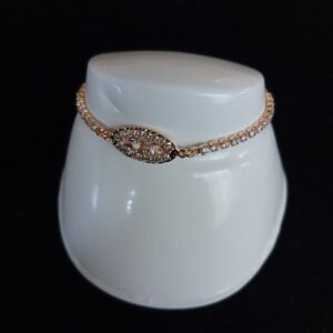 Pulsera ajustable oro laminado