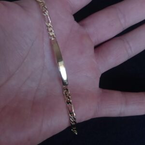Esclava niños oro laminado