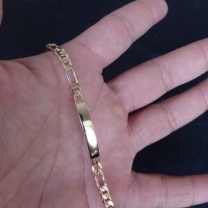 Esclava niños oro laminado