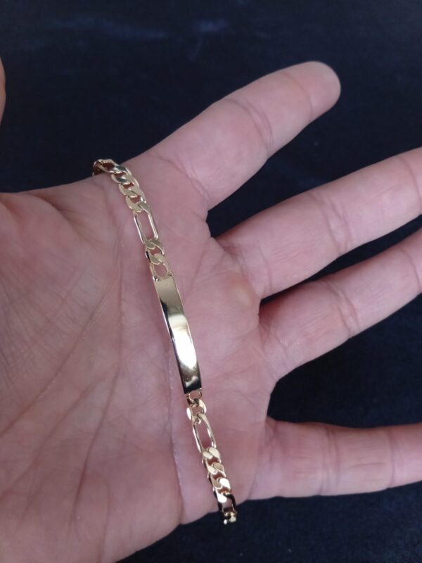 Esclava niños oro laminado