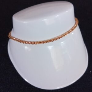 Pulsera delgada oro laminado