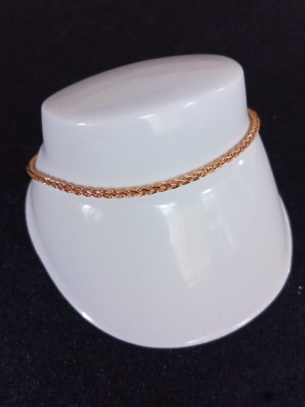 Pulsera delgada oro laminado