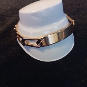 Esclava gruesa oro laminado