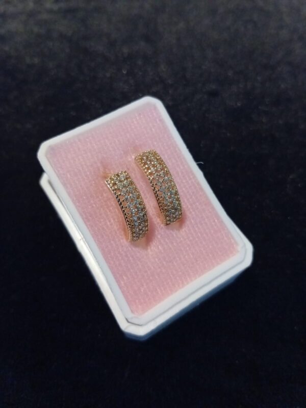 Arracada huggies oro laminado
