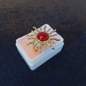 Anillo tendencia oro laminado