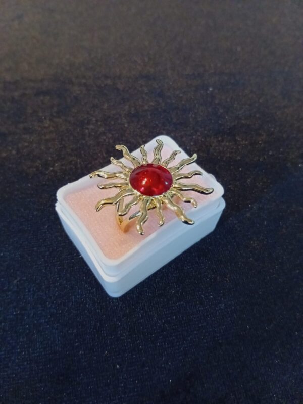 Anillo tendencia oro laminado