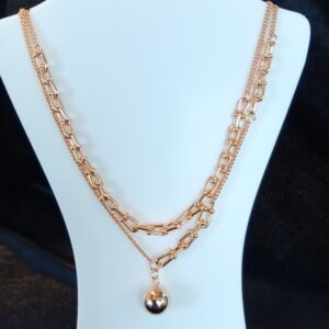 Garagantilla oro laminado