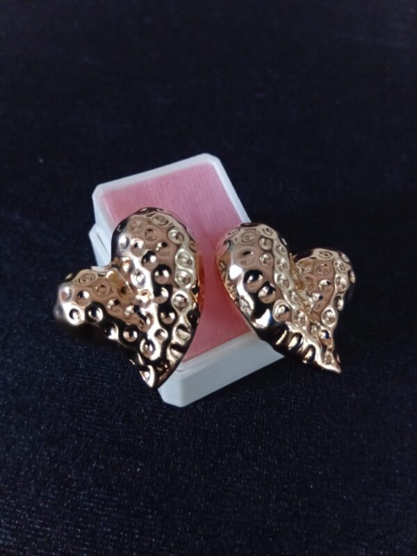Arete chunky oro laminado