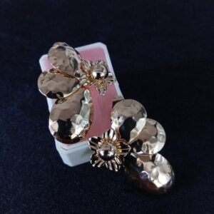 Arete chunky oro laminado