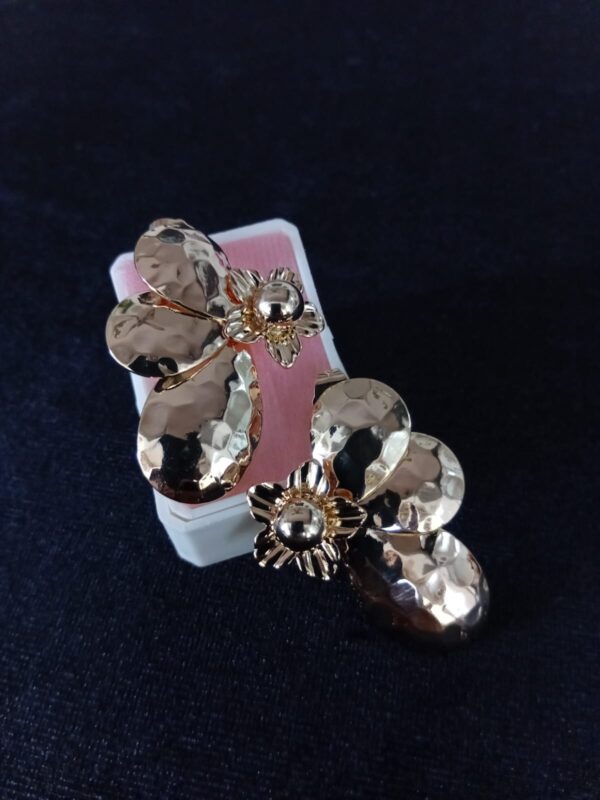 Arete chunky oro laminado