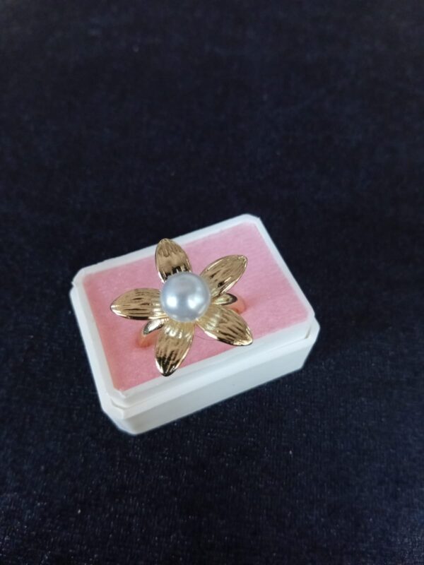 Anillo tendencia oro laminado