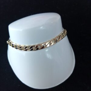 Pulsera mediana oro laminado