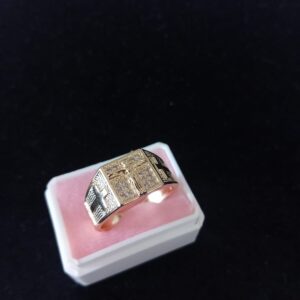 Anillo caballero oro laminado