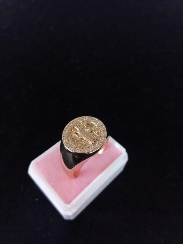 Anillo caballero oro laminado