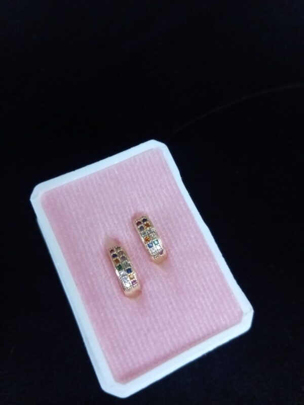 Arracada Huggies oro laminado