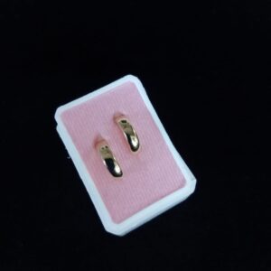 Arracada huggies oro laminado