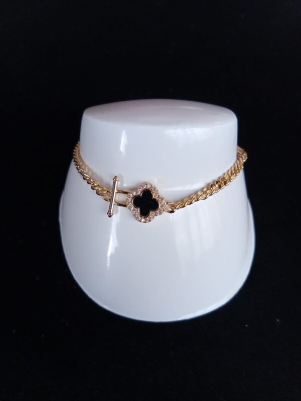 Pulsera ajustable oro laminado