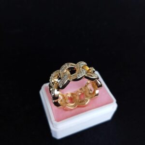 Anillo caballero oro laminado