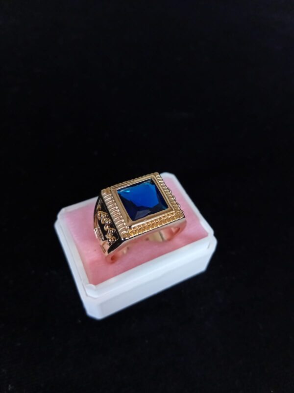 Anillo caballero oro laminado