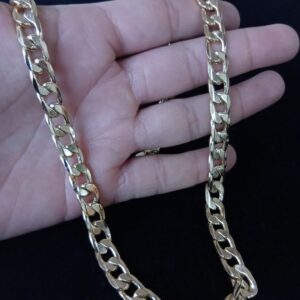 Cadena gruesa oro laminado