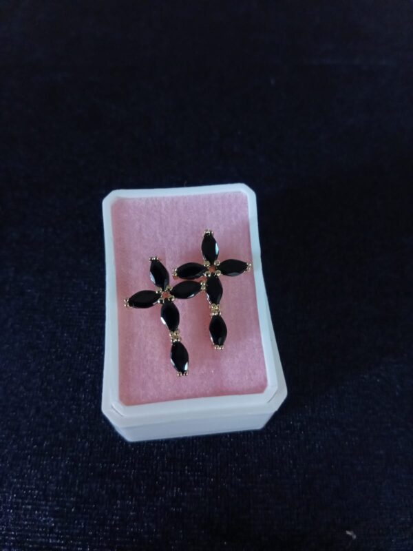 Arete poste mariposa oro laminado