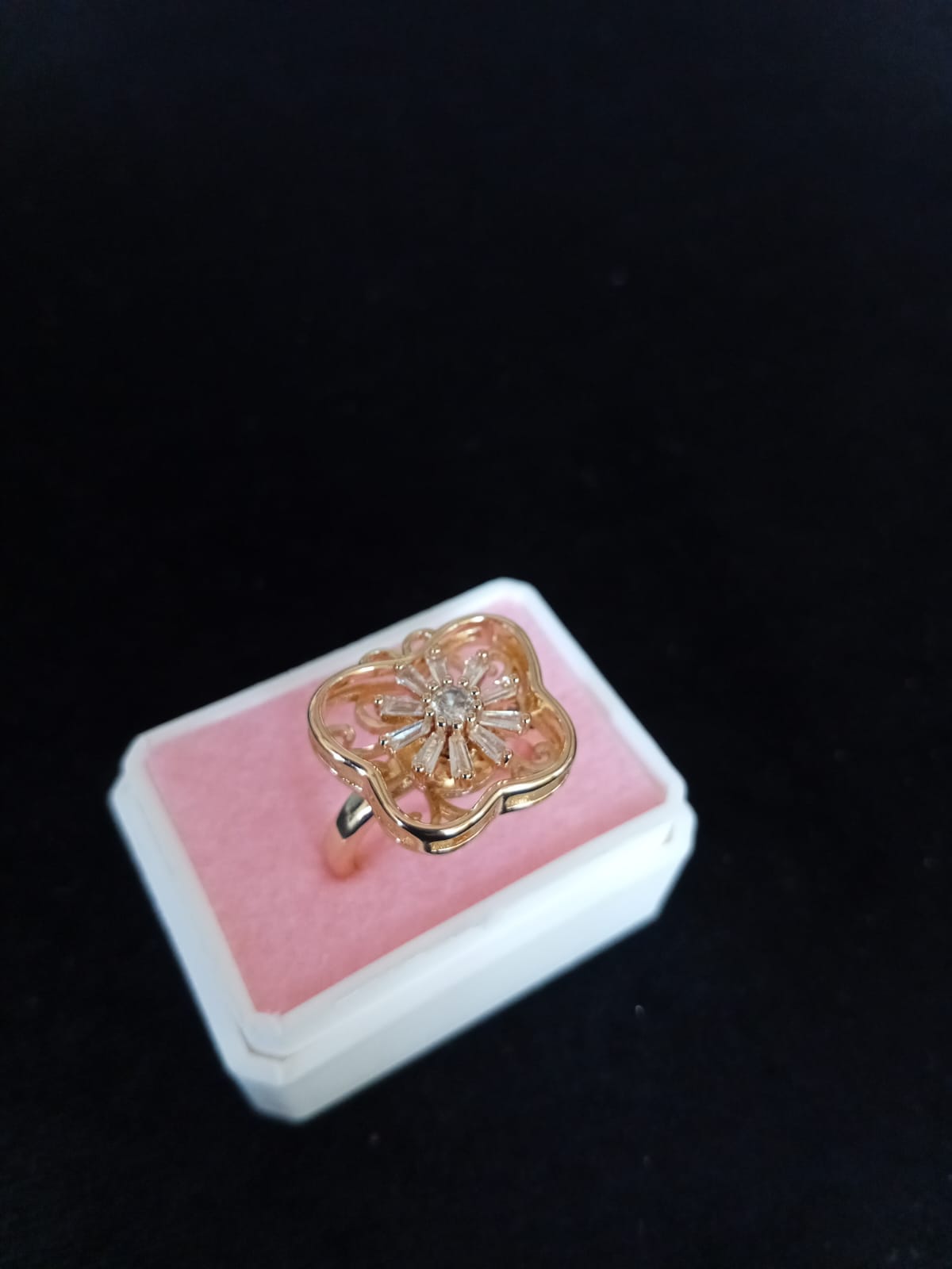 Anillo dama oro laminado