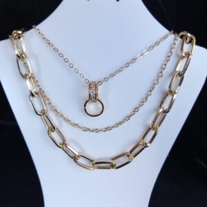 Gargantilla oro laminado