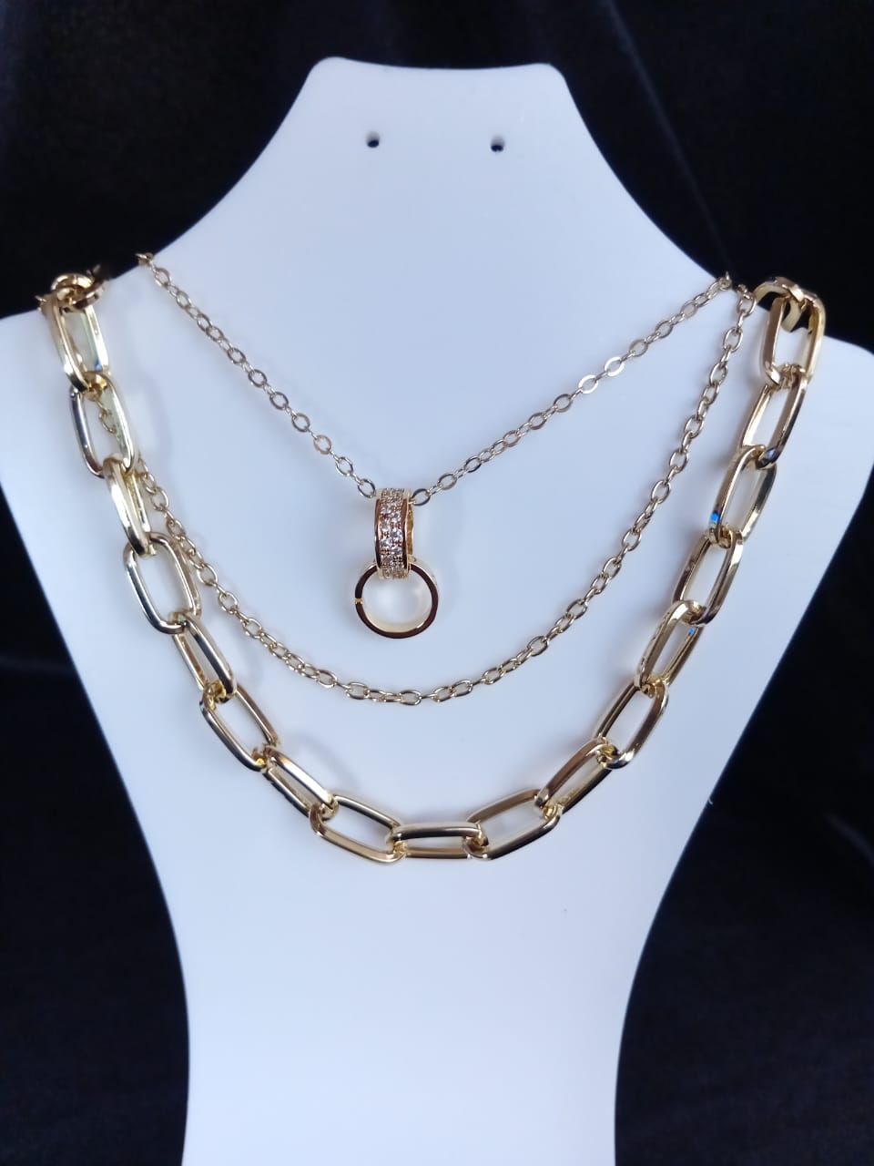 Gargantilla oro laminado