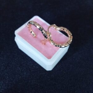 Arracada gruesa oro laminado