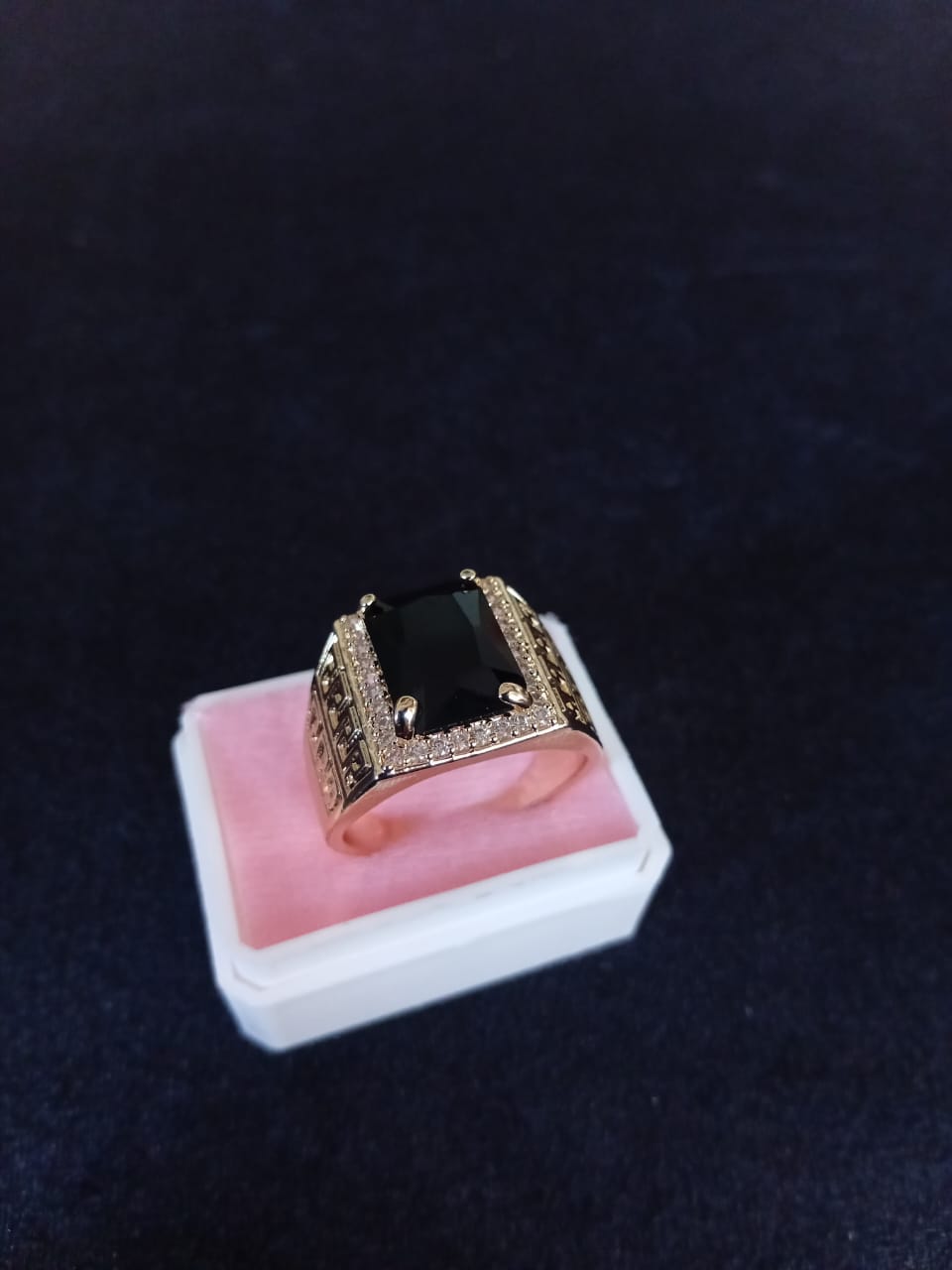 Anillo caballero oro laminado