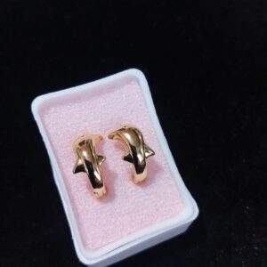 Arracada Huggies oro laminado