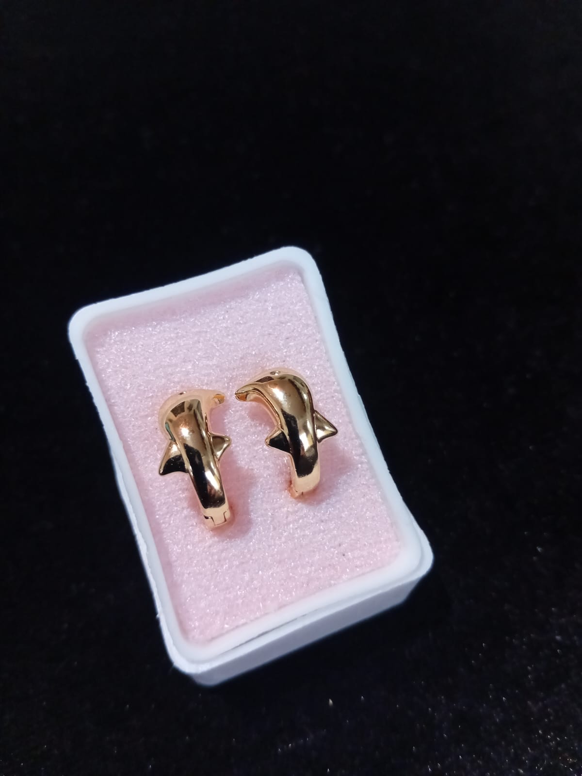 Arracada Huggies oro laminado