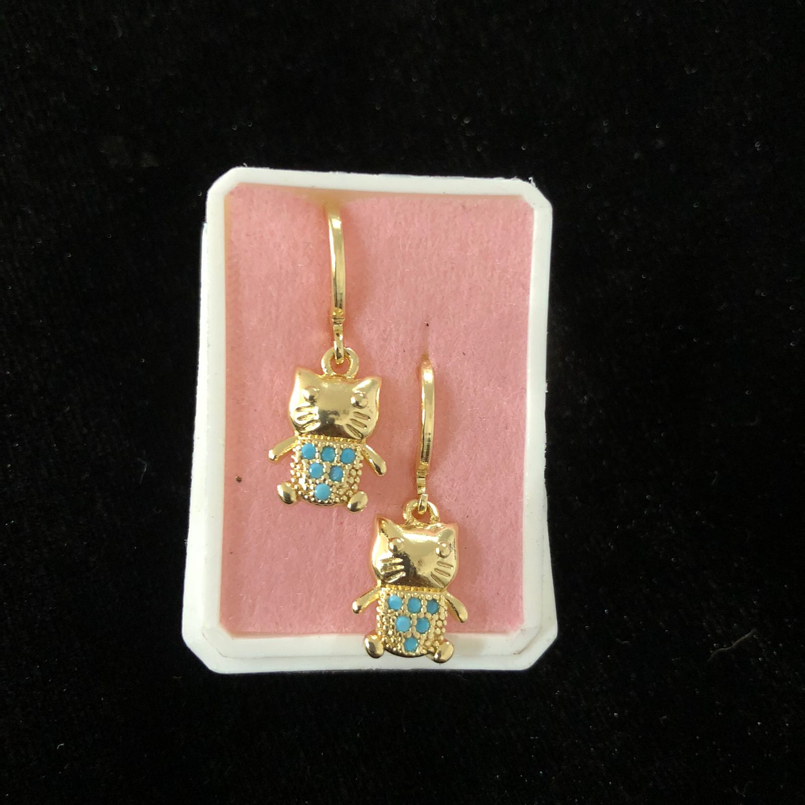 Arracada huggies oro laminado