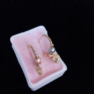 Arracada gruesa oro laminado