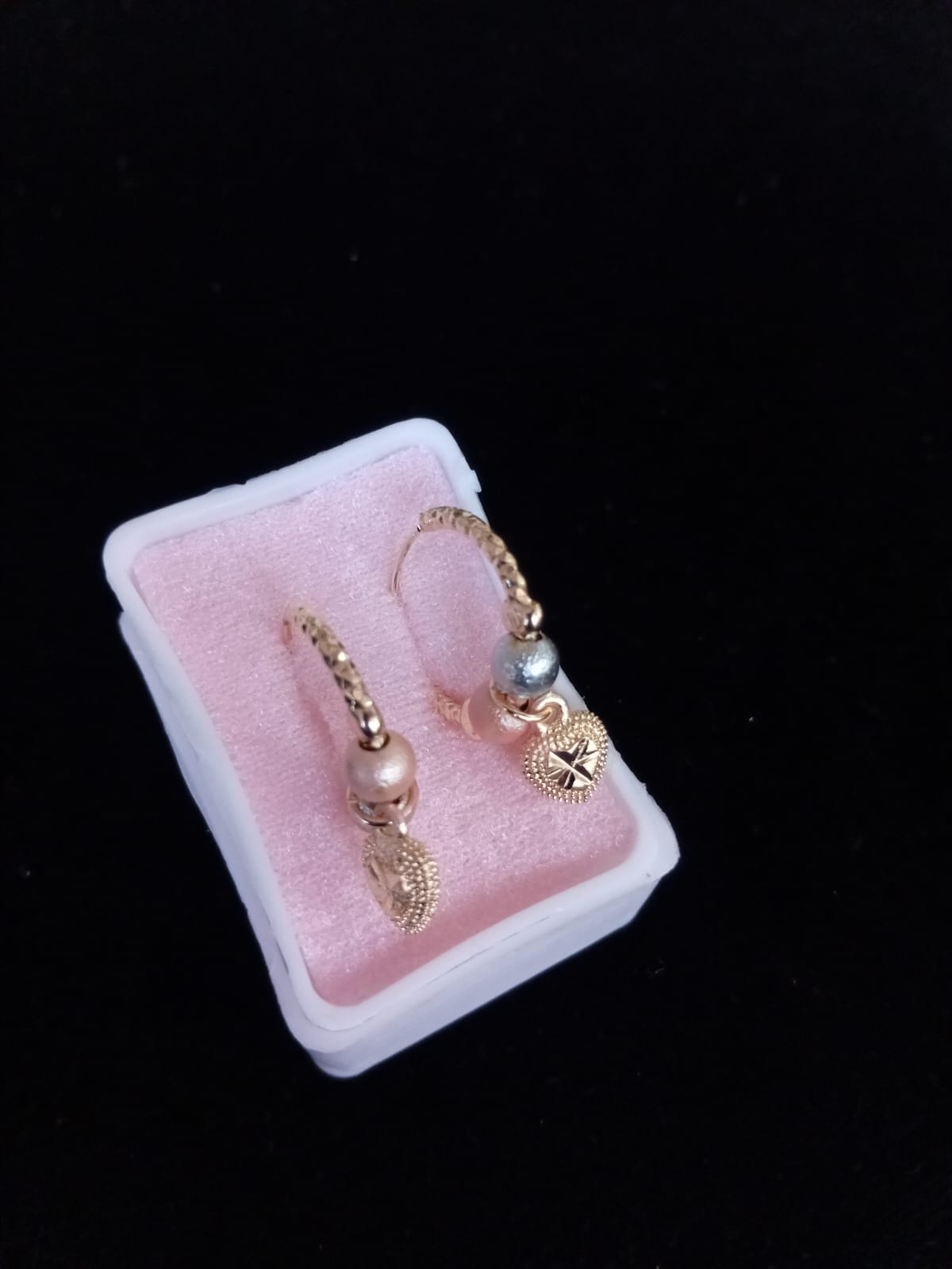 Arracada gruesa oro laminado