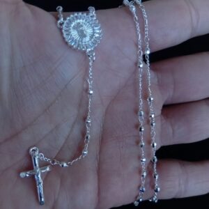 Rosario oro laminado