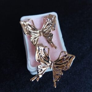 Arete chunky oro laminado