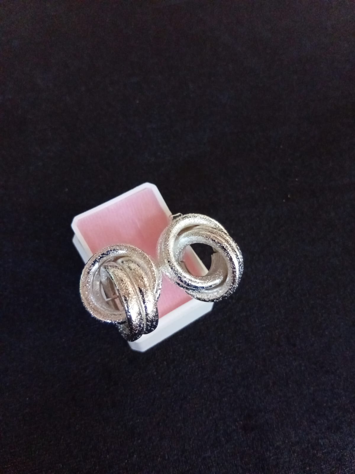 Arete chunky oro laminado