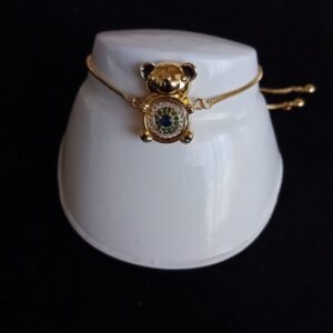 Pulsera ajustable oro laminado